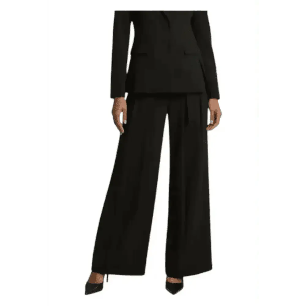 Pantaloni palazzo a vita alta con pince Donna Imperial - Follower SRL