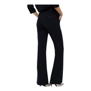 Pantaloni sartoriali linea affusolata donna blu imperial