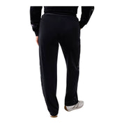 Pantaloni tuta in ciniglia con strass donna nero guess