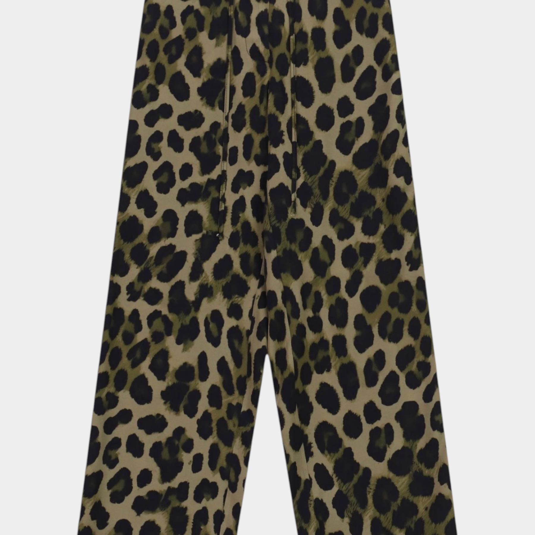 Pantaloni palazzo animalier vita alta donna multicolore imperial