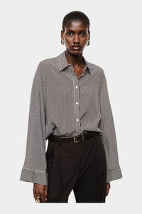 Camicia a righe regular-fit con maniche ampie Donna Bordeaux IMPERIAL - XXS