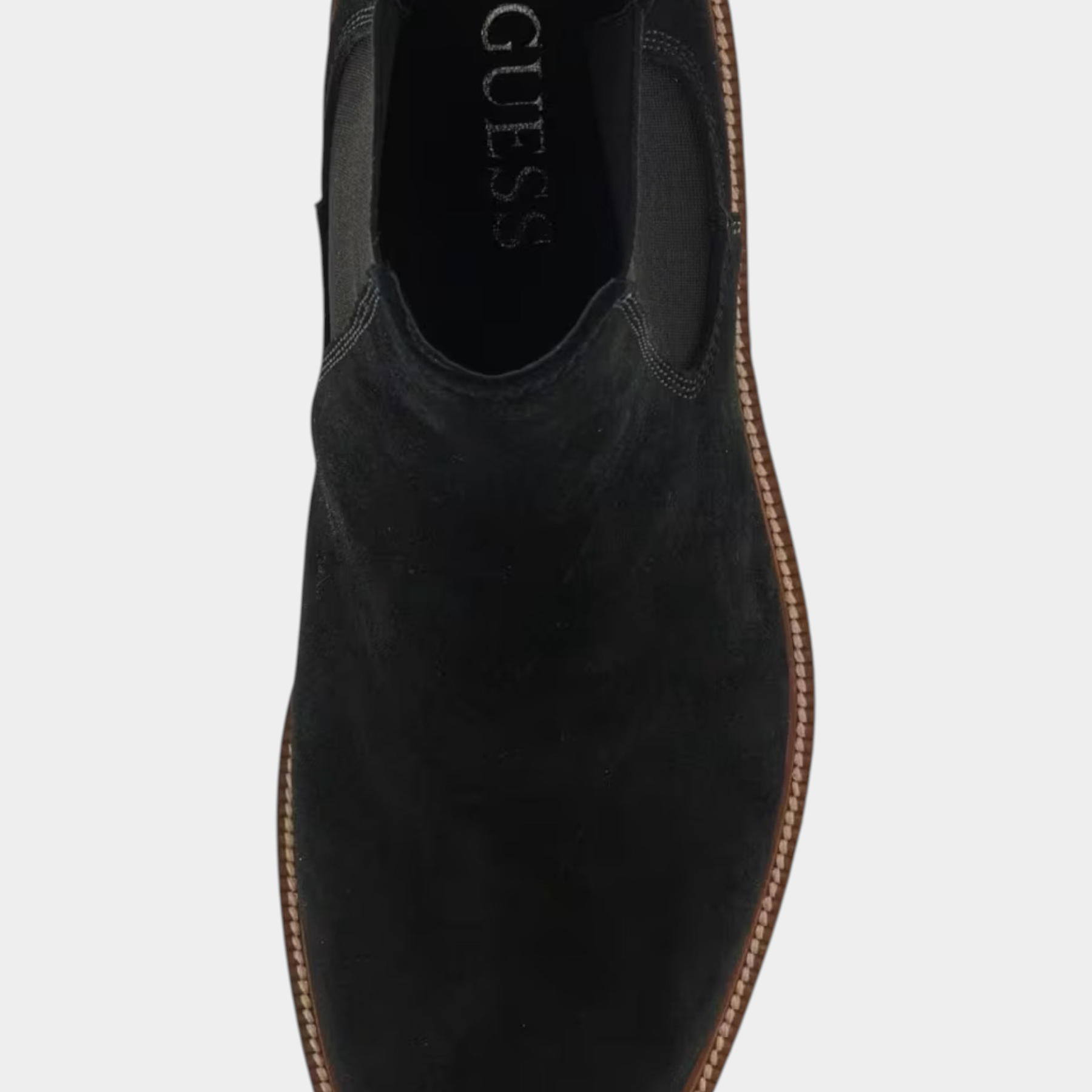 Stivale in pelle scamosciata uomo nero guess - stivali e stivaletti