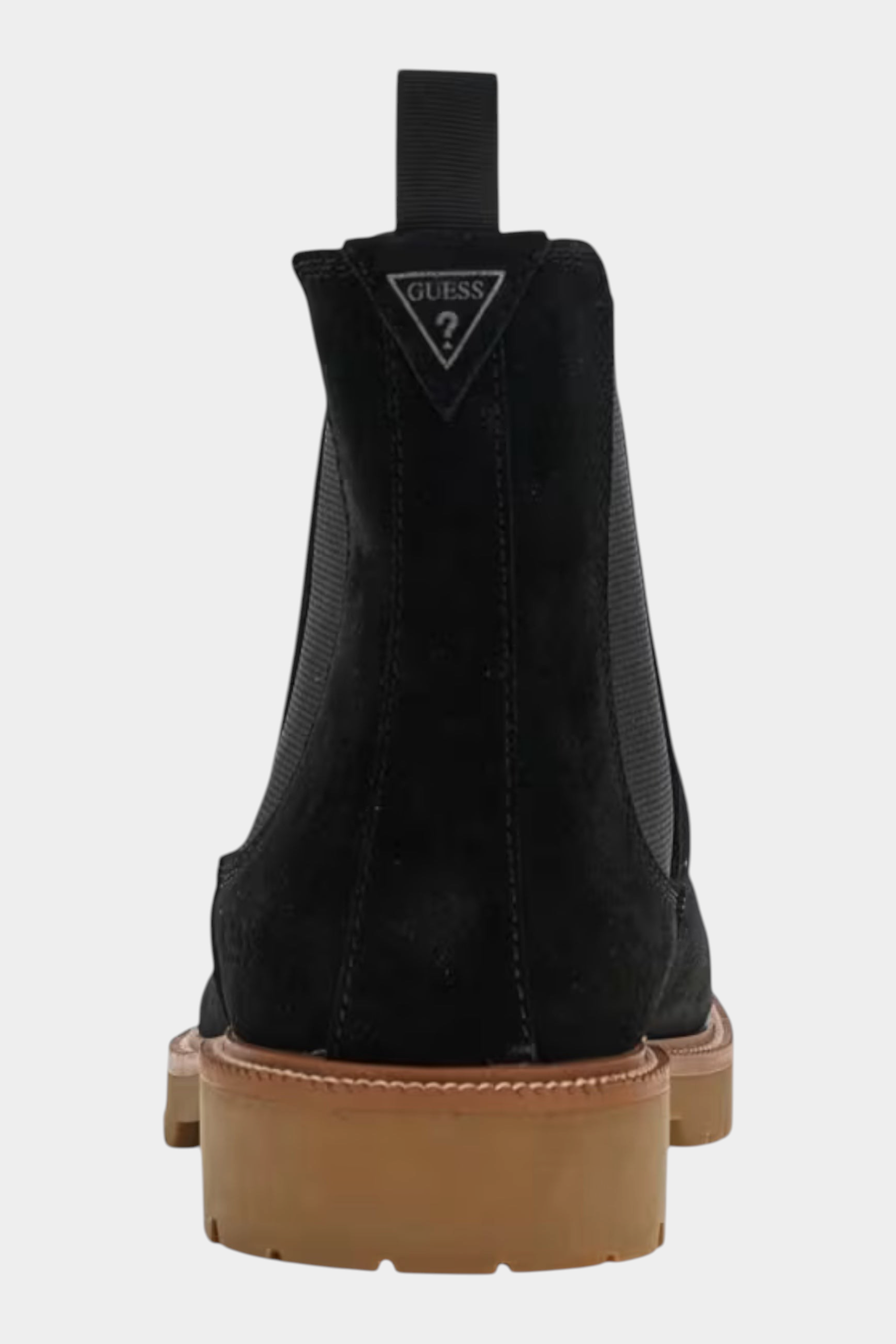 Stivale in pelle scamosciata uomo nero guess - stivali e stivaletti