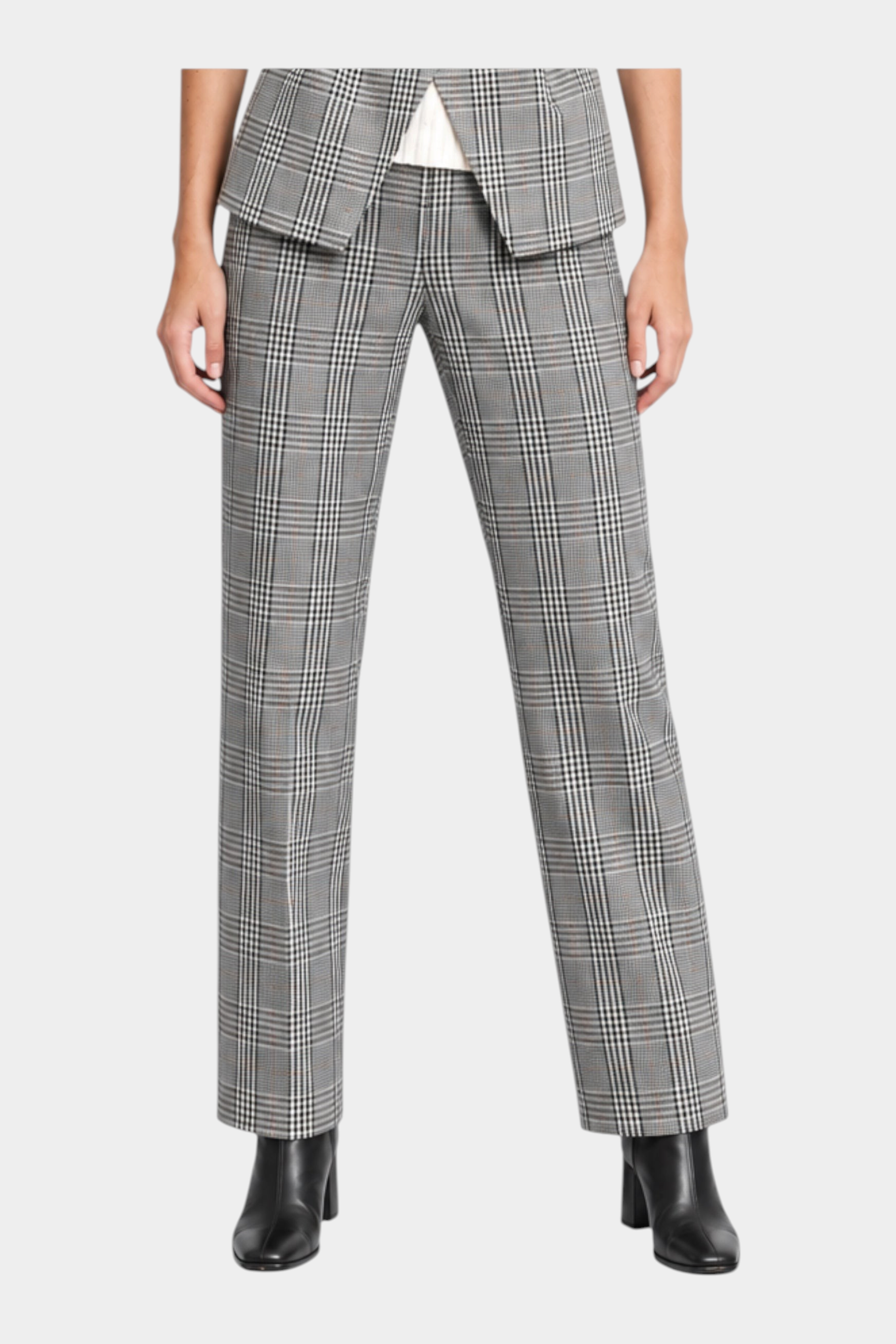 Pantalone scozzese donna grigio please - pantaloni