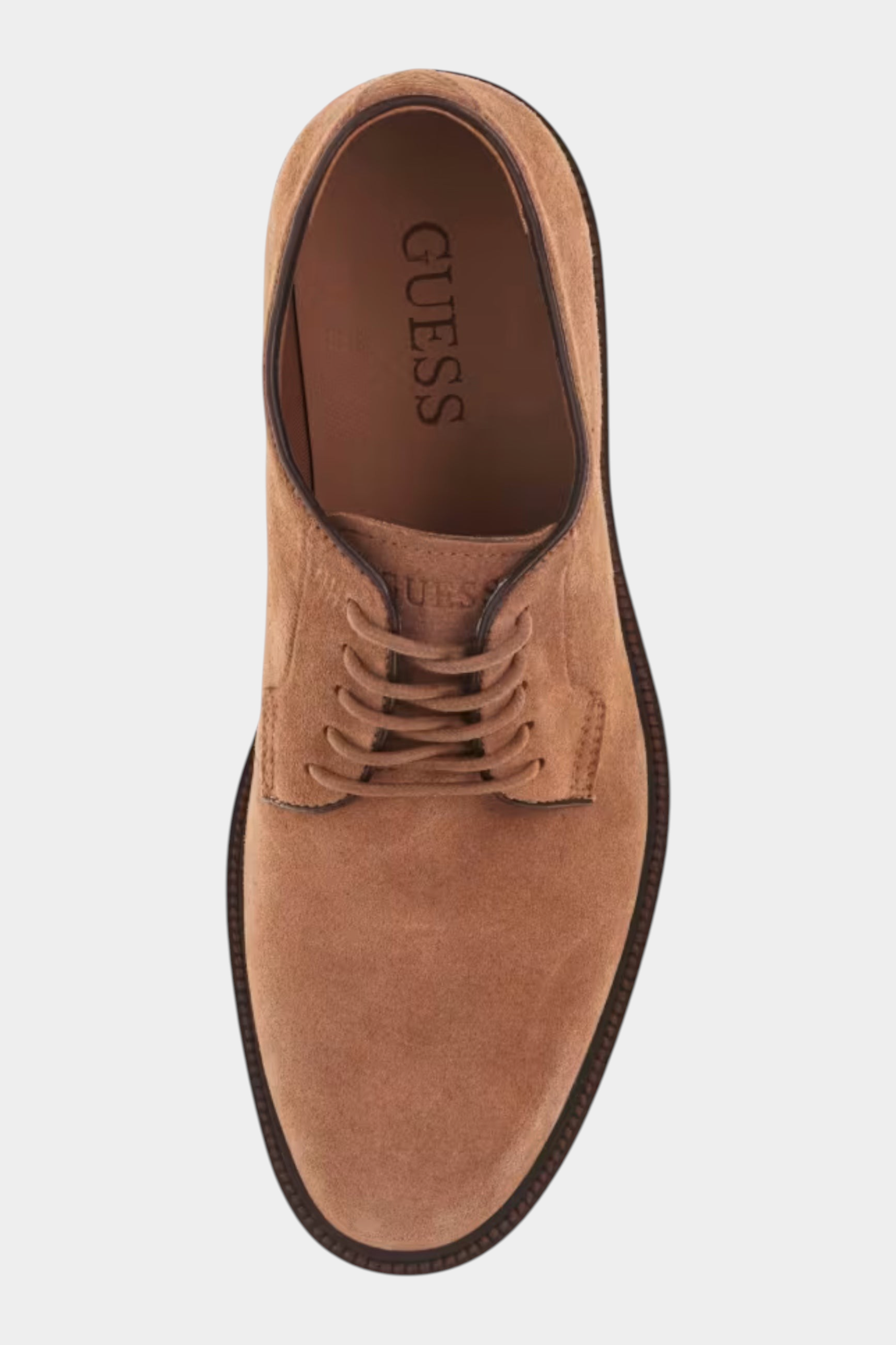 Sneakers in suede bryndon uomo marrone guess - scarpe basse