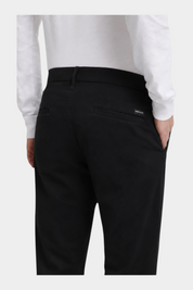 Pantaloni chino uomo guess jeans nero