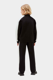 Completo sportivo coordinato bambino nero calvin klein - completi coordinati