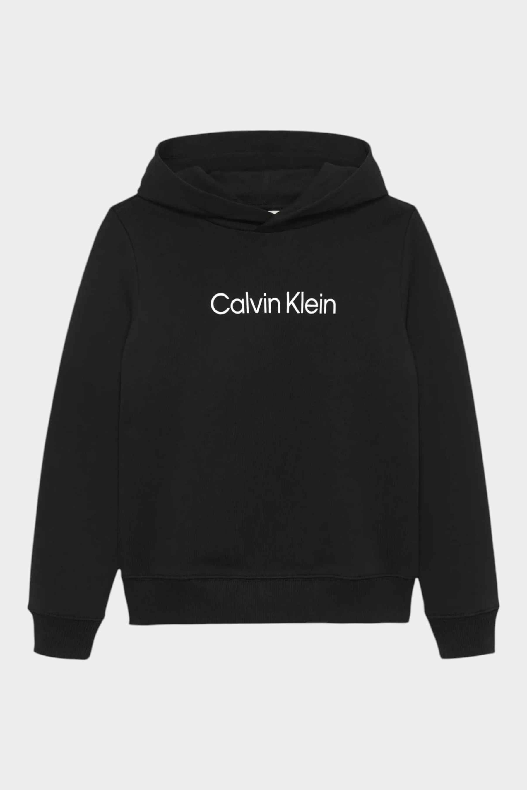 Felpa cappuccio bambino nero calvin klein - felpe