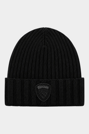 Berretto kenwood a coste bambino nero blauer - cappelli
