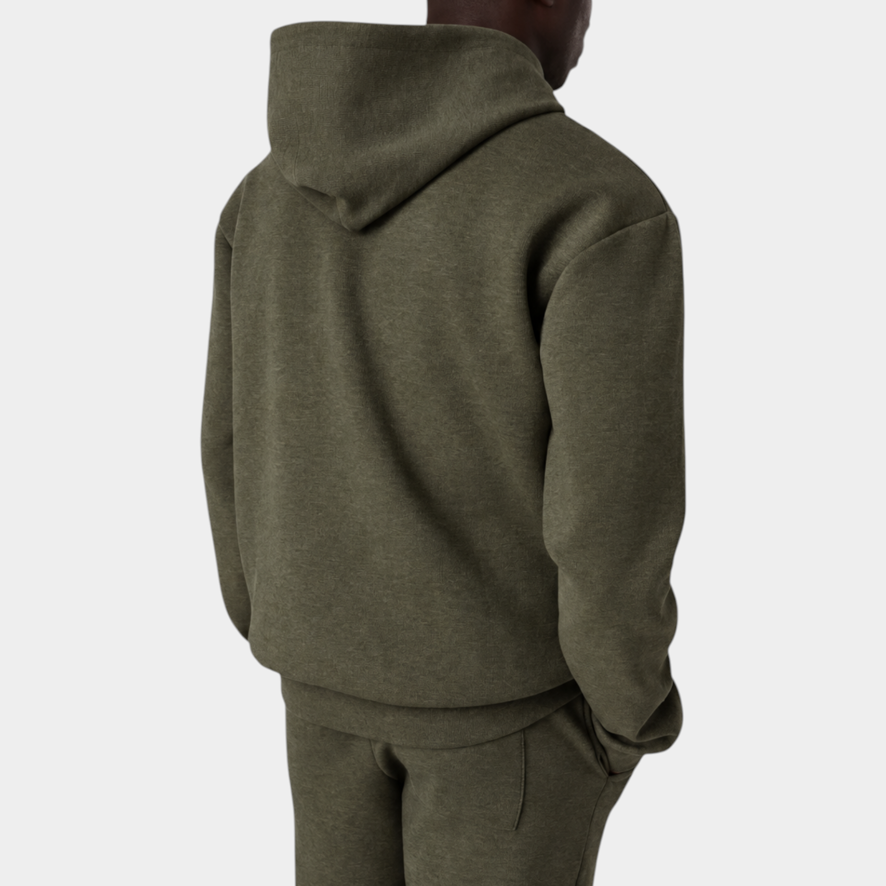Felpa con cappuccio uomo verde guess - felpe