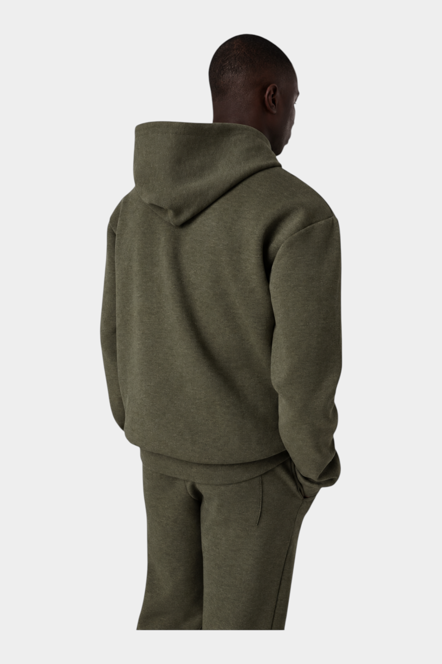Felpa con cappuccio uomo verde guess - felpe