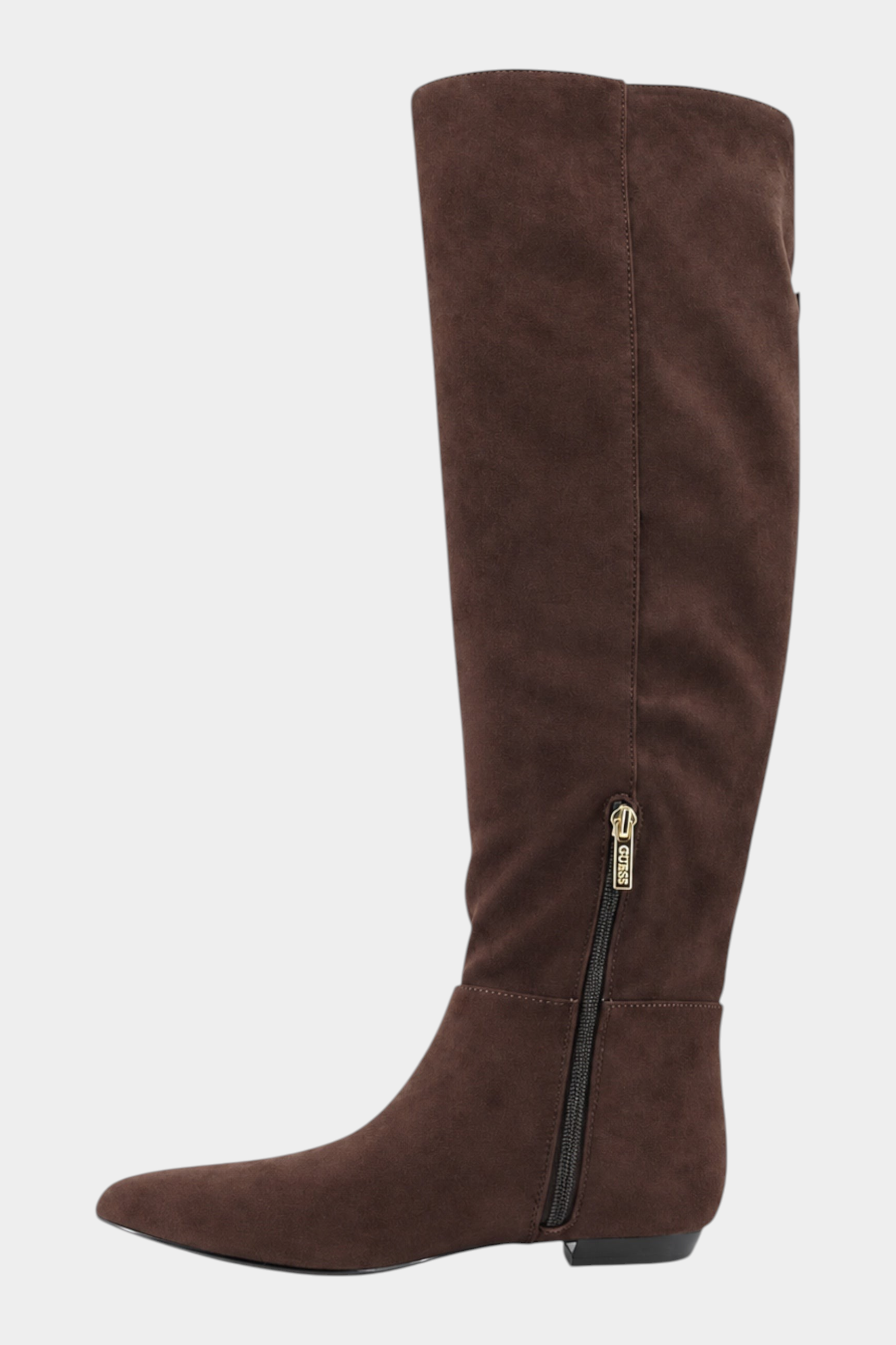 Stivale naure vera pelle donna marrone guess - stivali e stivaletti