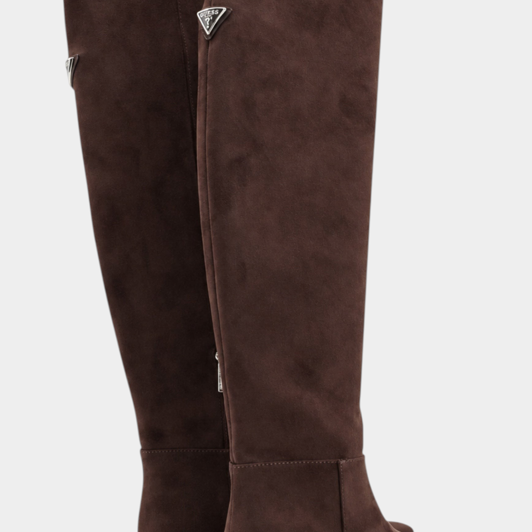 Stivale naure vera pelle donna marrone guess - stivali e stivaletti