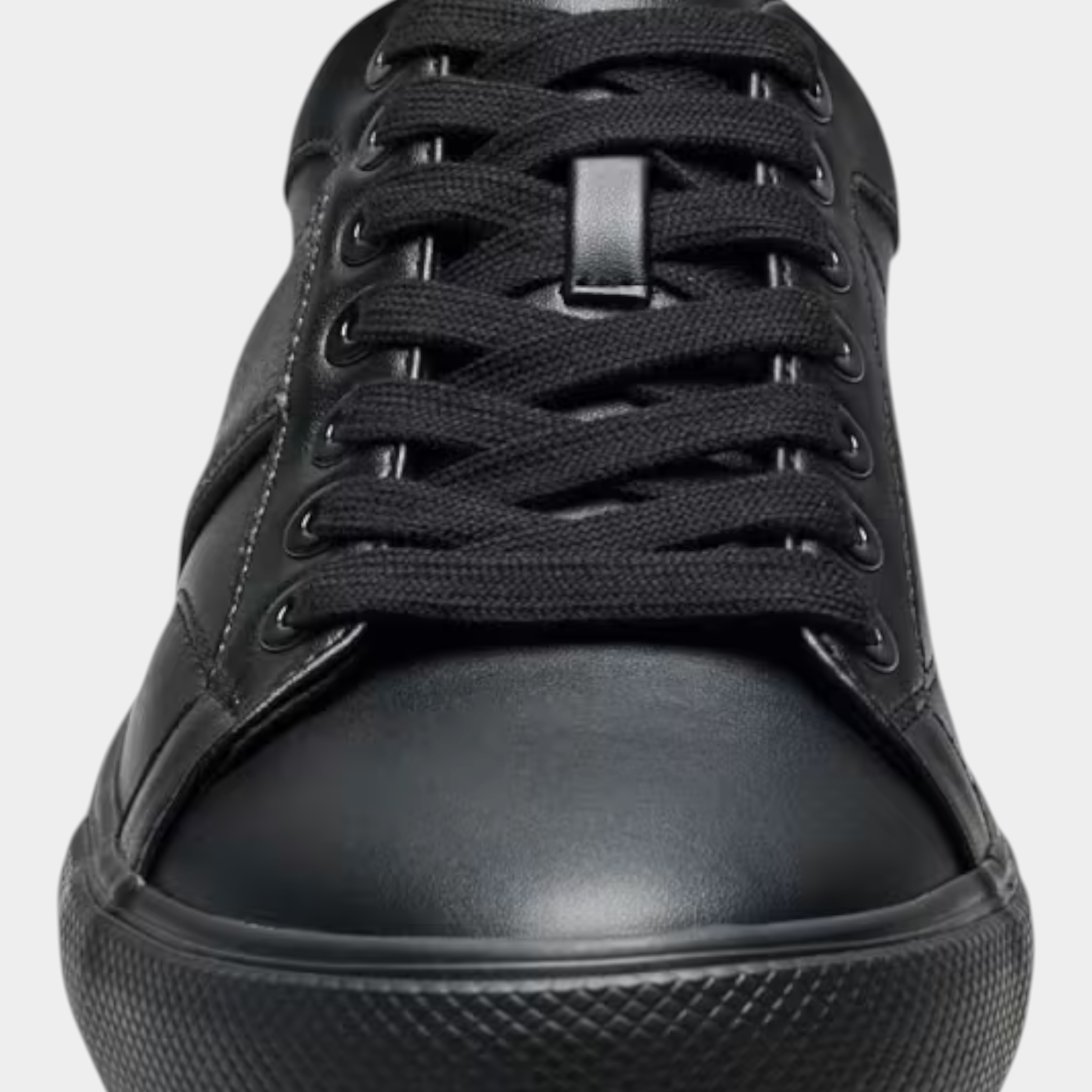 Sneakers in pelle genuine cribe uomo nero guess