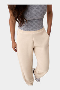 Pantaloni jogger vestibilità comoda Donna Beige GUESS - M