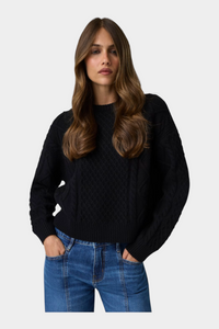 Maglione in misto lana Donna Nero GUESS - XS