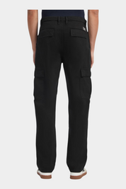 Pantalone chino cargo uomo nero guess - pantaloni