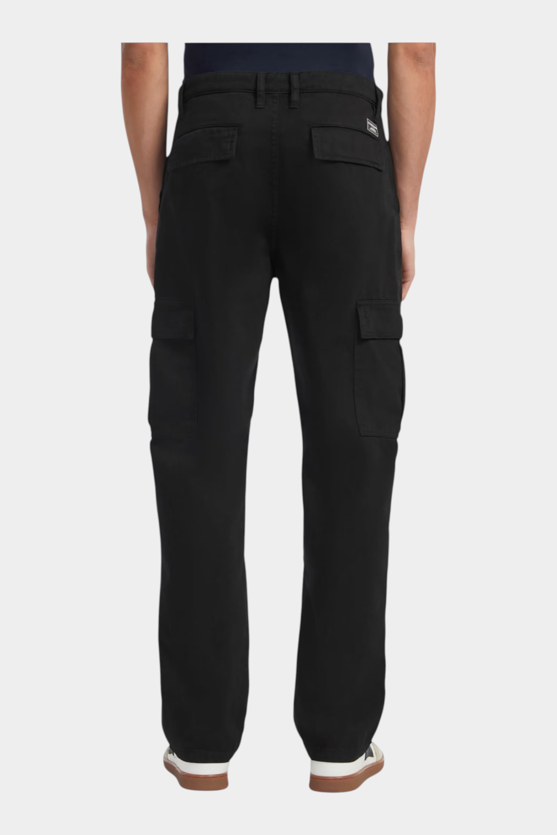 Pantalone chino cargo uomo nero guess - pantaloni