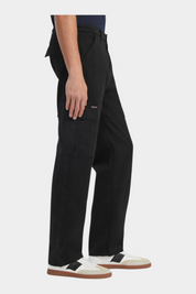 Pantalone chino cargo uomo nero guess - pantaloni