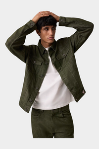 Giacca in denim Oversize Uomo Verde GUESS - S