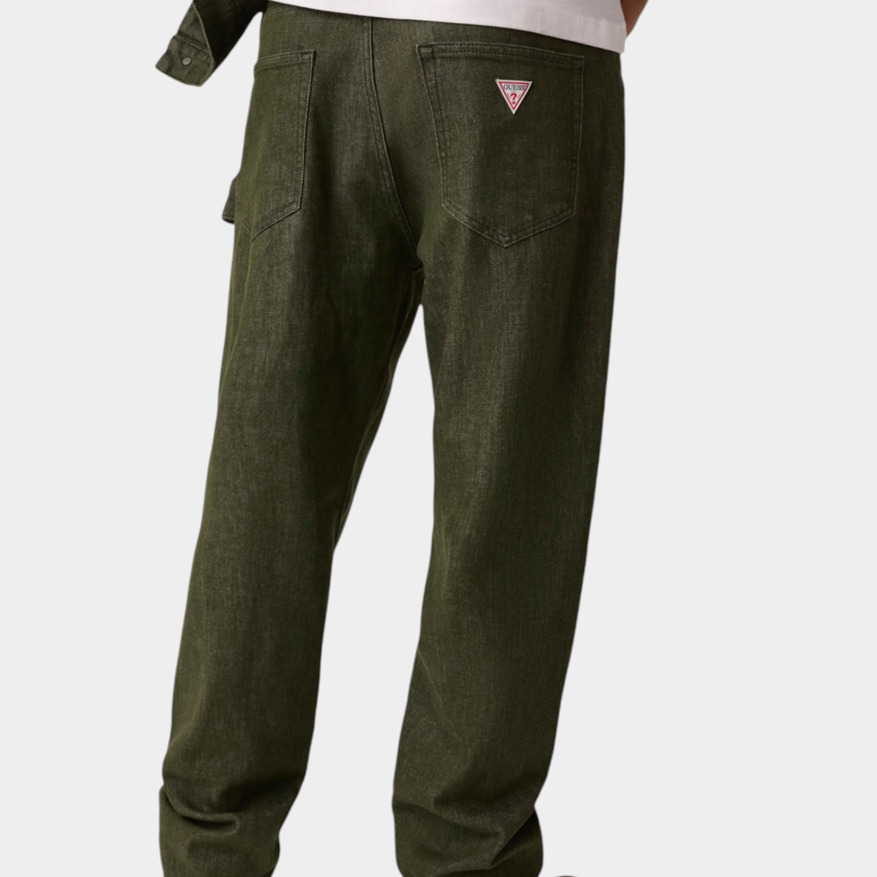 Jeans g18 relaxed uomo verde guess