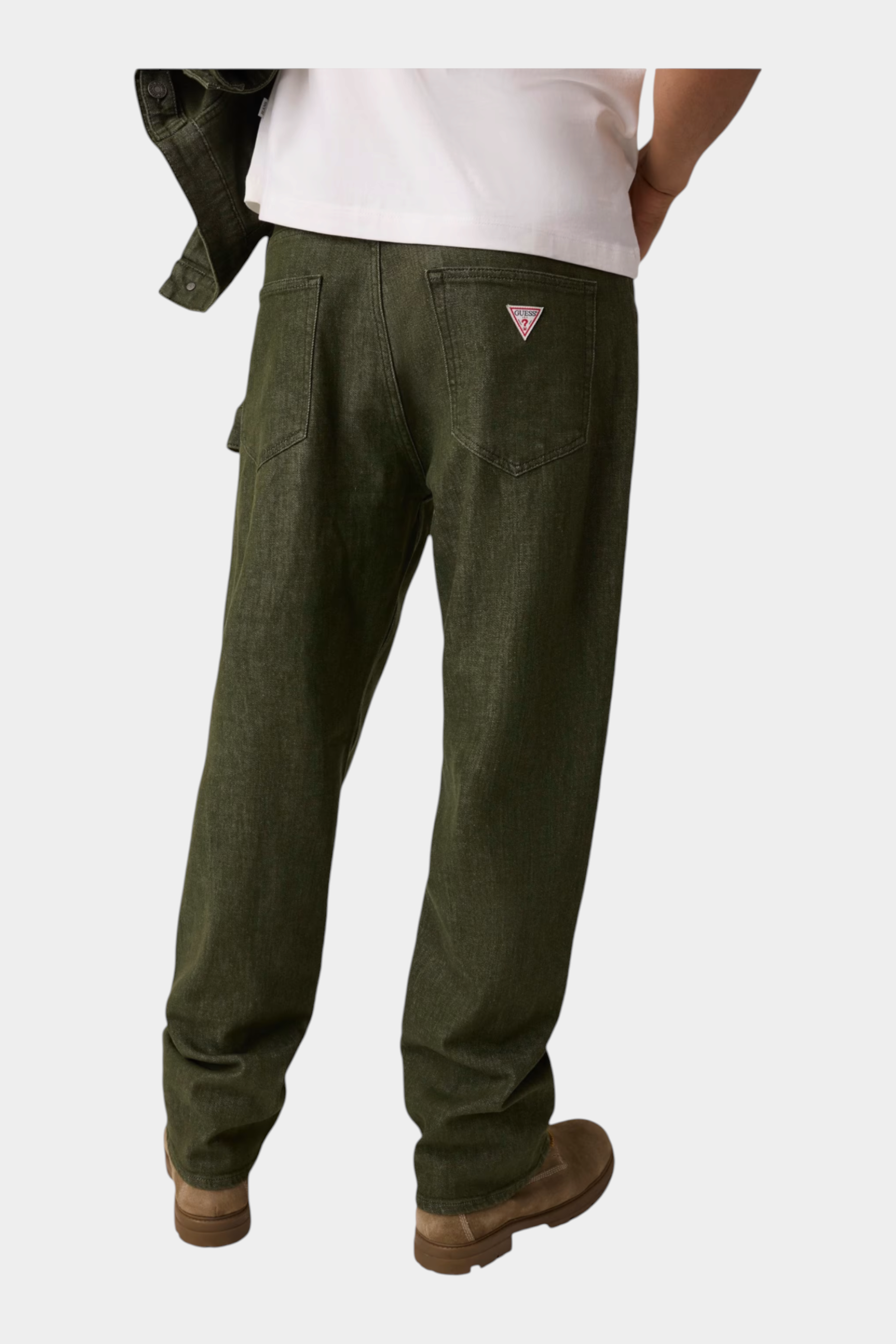 Jeans g18 relaxed uomo verde guess