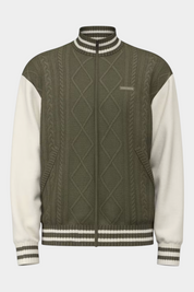 Maglione bomber uomo verde guess - maglie
