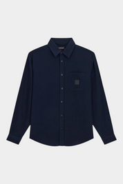 Camicia in flanella uomo blu guess - camicie