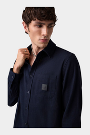 Camicia in flanella uomo blu guess - camicie