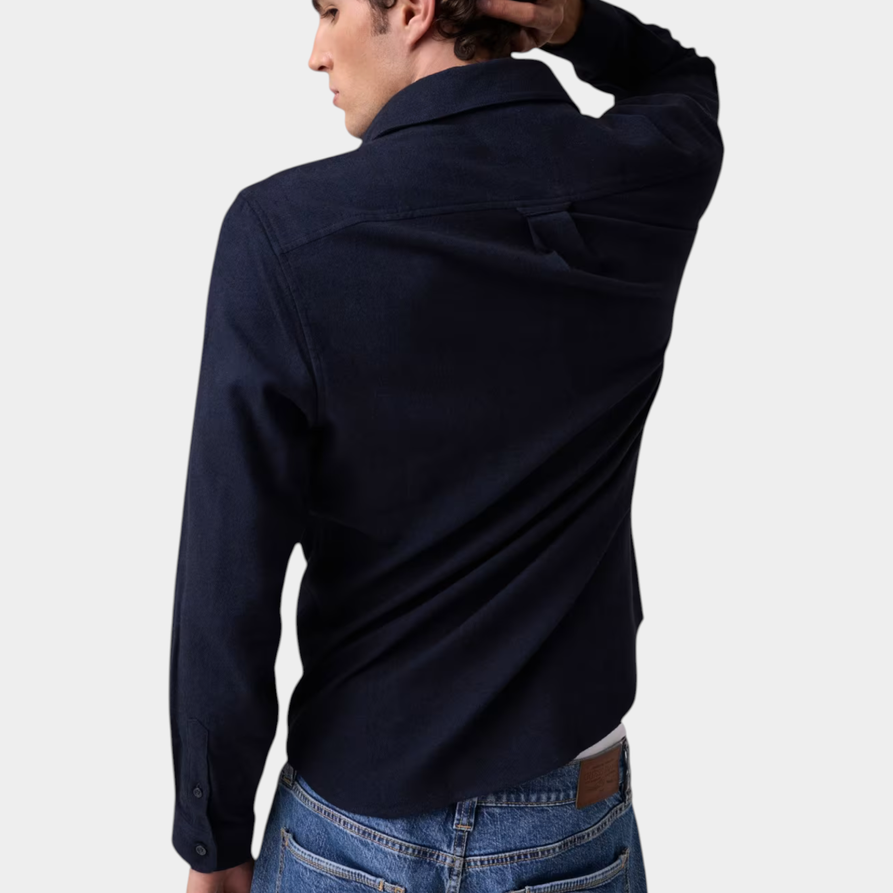 Camicia in flanella uomo blu guess - camicie