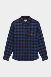 Camicia in flanella uomo blu guess - camicie