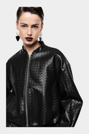 Bomber jacket corta donna nero imperial - giacche