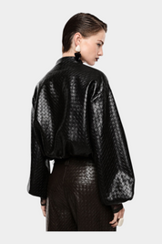 Bomber jacket corta donna nero imperial - giacche