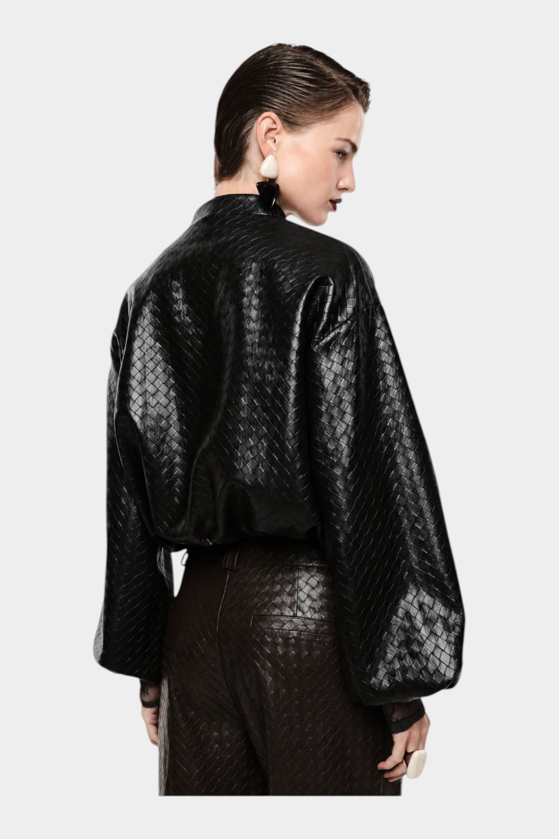 Bomber jacket corta donna nero imperial - giacche
