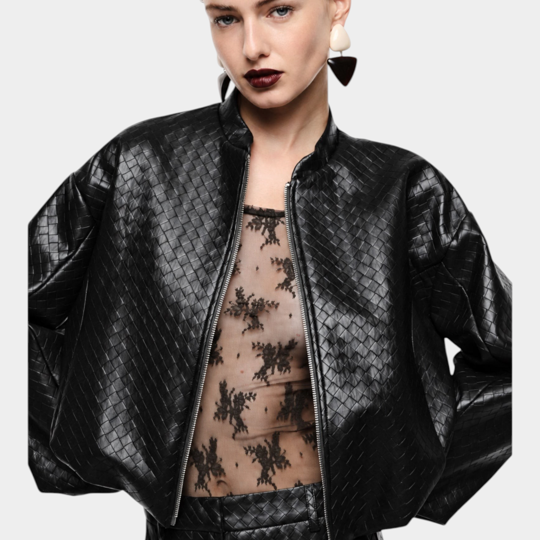Bomber jacket corta donna nero imperial - giacche