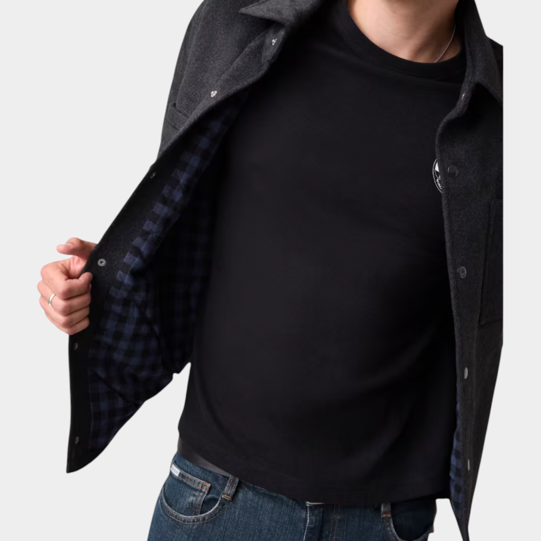 Giacca in lana uomo nero guess - giacche