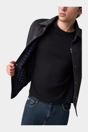 Giacca in lana uomo nero guess - giacche