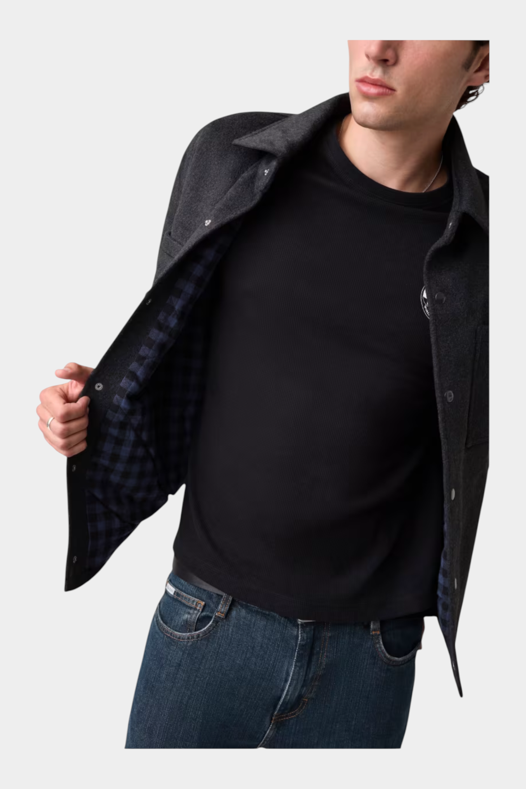 Giacca in lana uomo nero guess - giacche