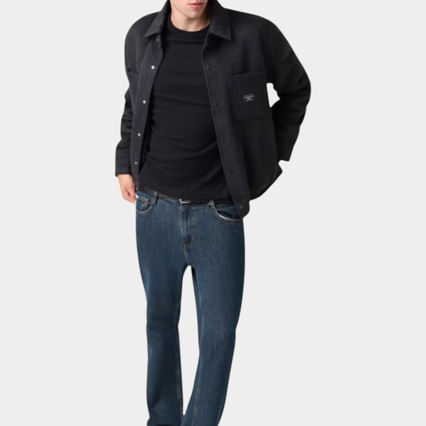 Giacca in lana uomo nero guess - giacche