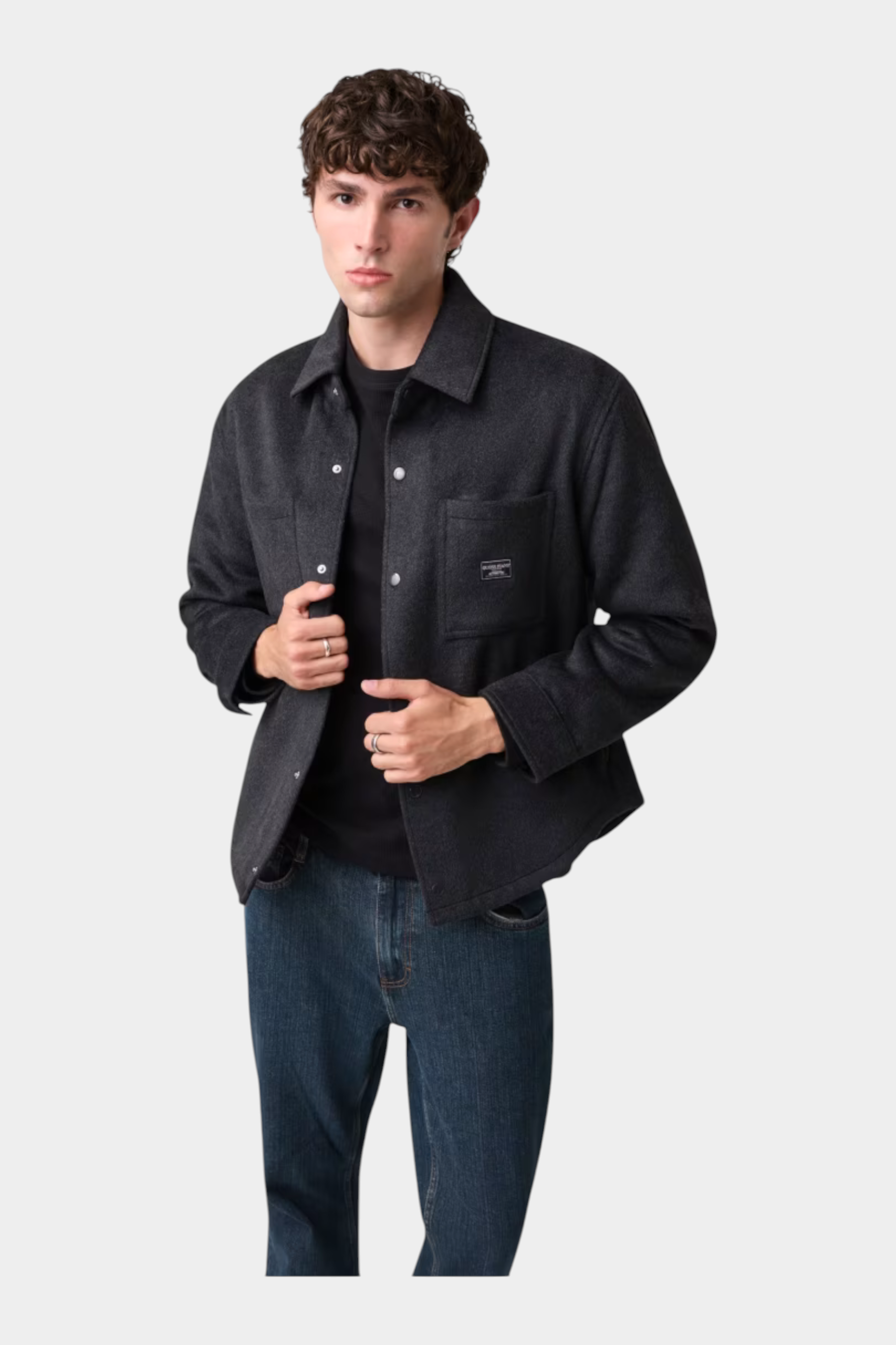 Giacca in lana uomo nero guess - giacche