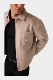 Giacca in lana uomo beige guess - giacche