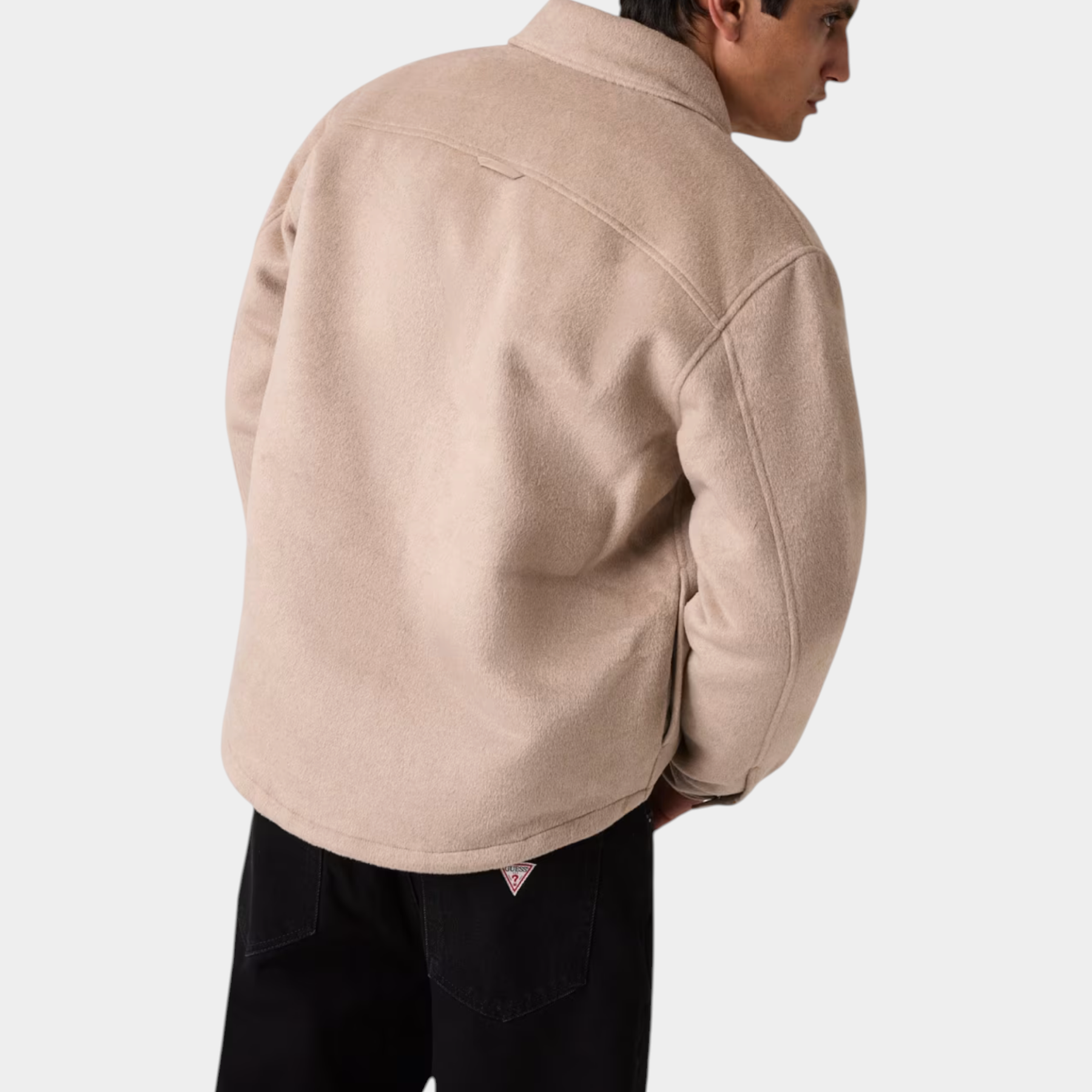 Giacca in lana uomo beige guess - giacche