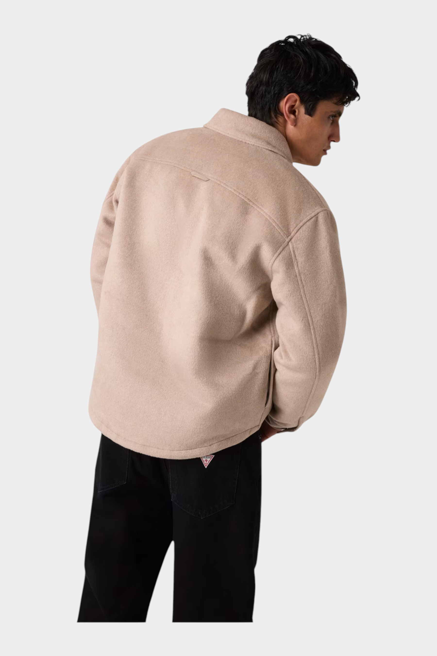 Giacca in lana uomo beige guess - giacche