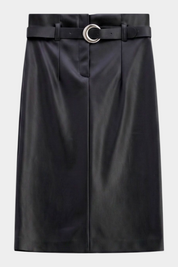 Gonna midi con cintura donna nero imperial - gonne