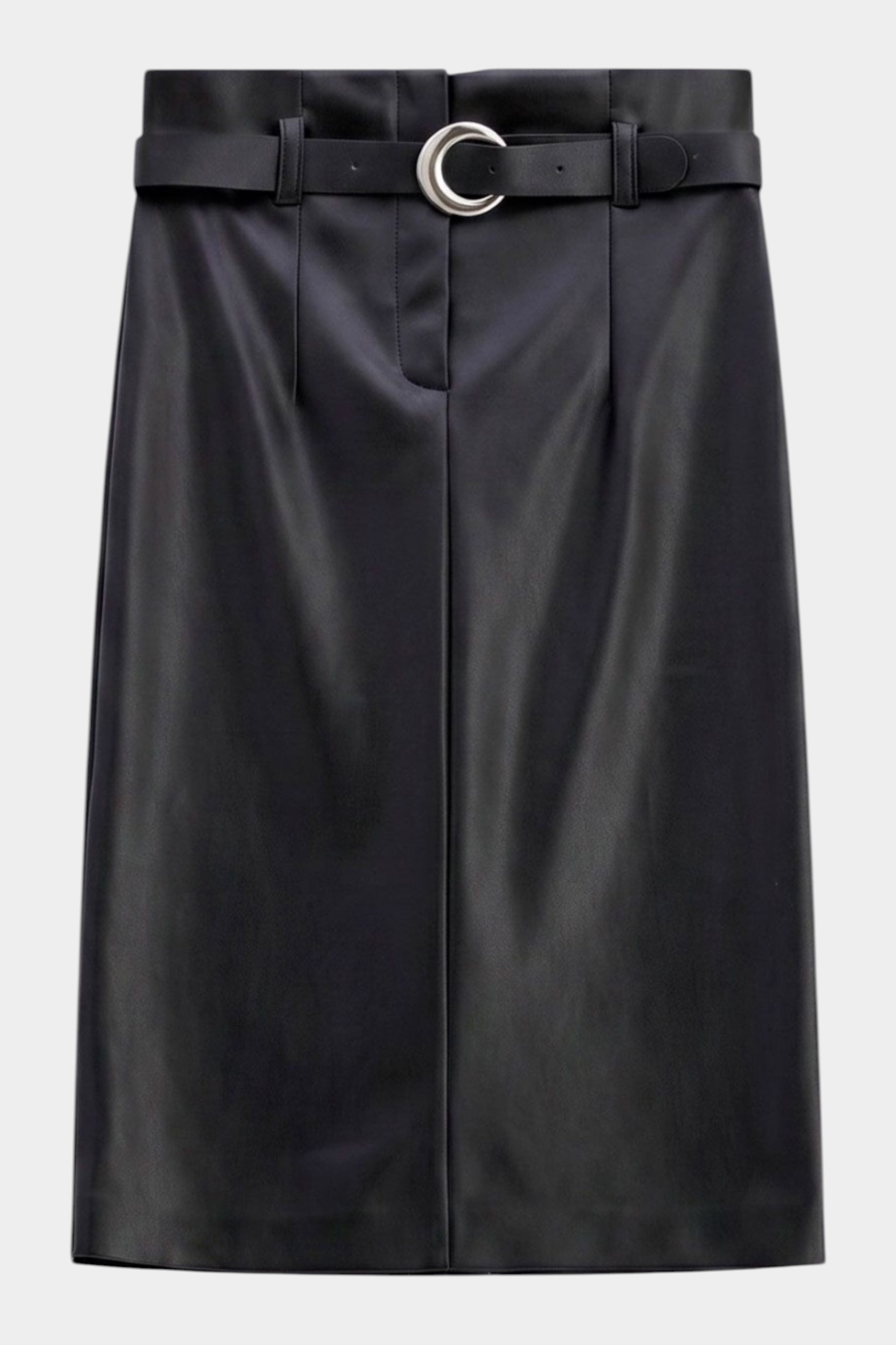 Gonna midi con cintura donna nero imperial - gonne