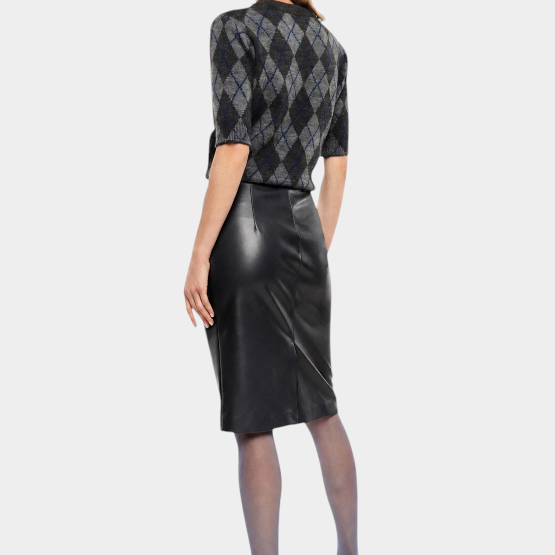 Gonna midi con cintura donna nero imperial - gonne