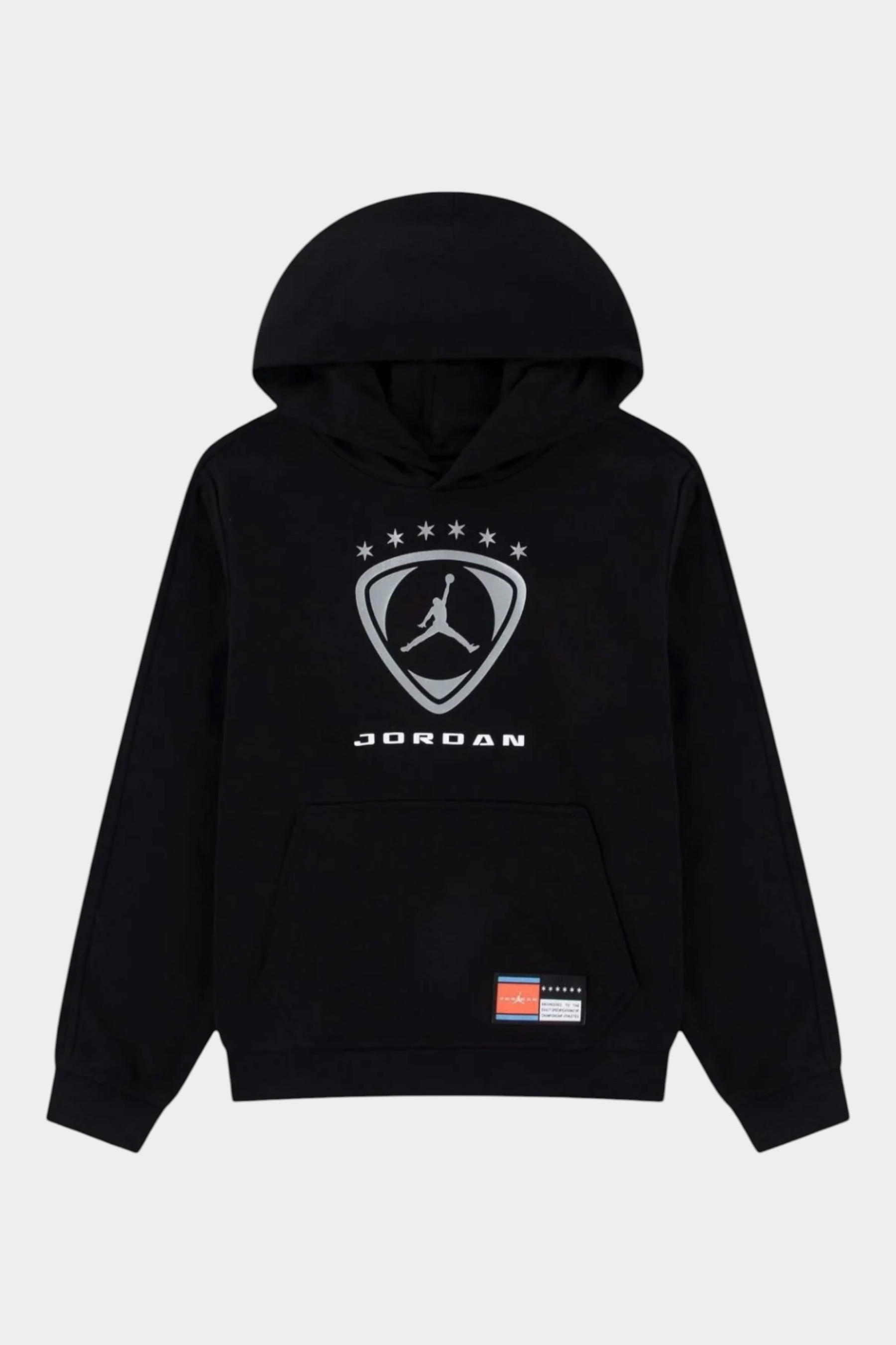 Felpa con cappuccio football bambino nero jordan - felpe