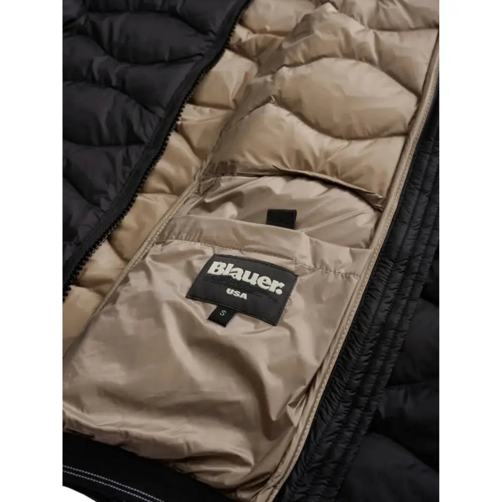 Piumino ad onde camelia Donna Blauer Blauer