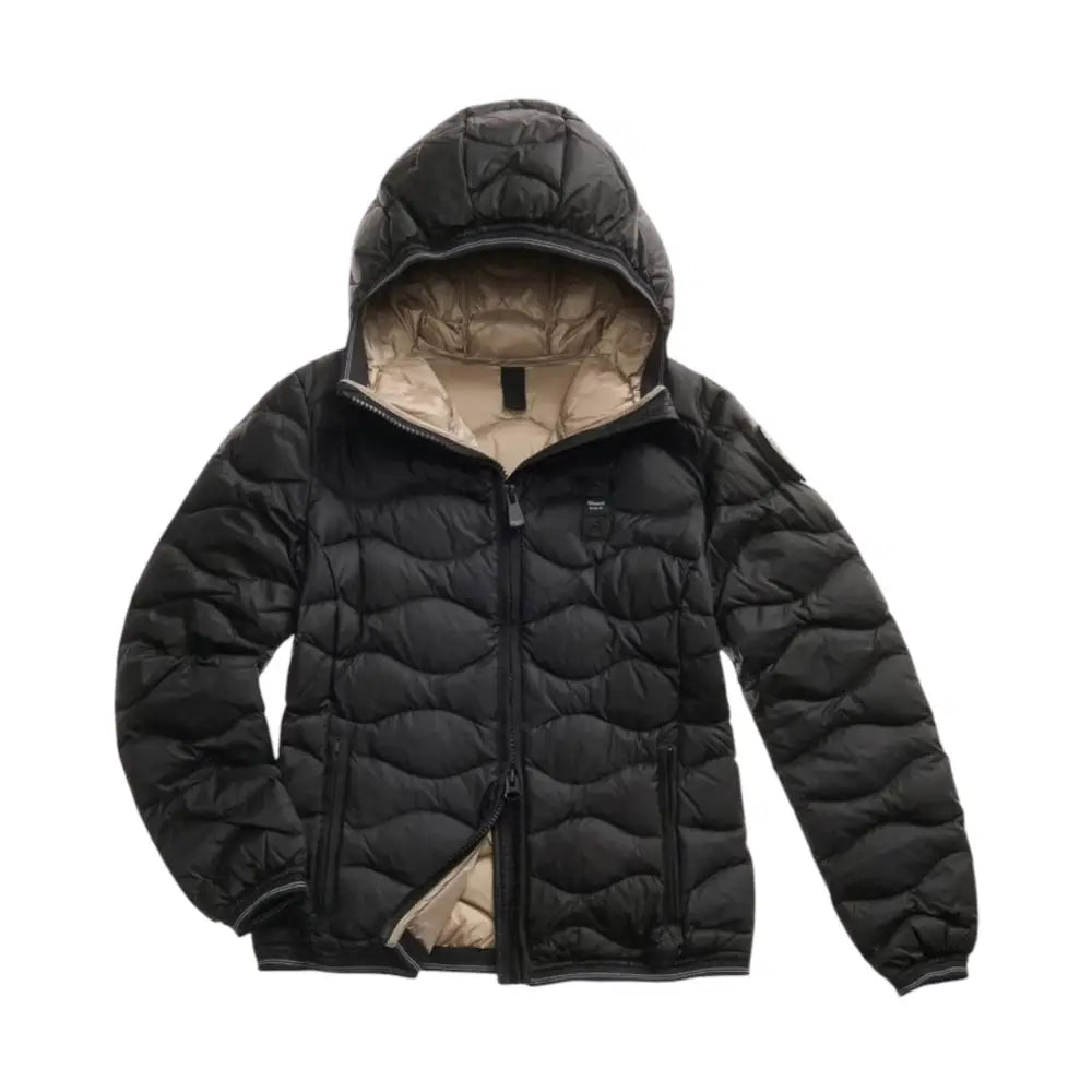 Piumino ad onde camelia Donna Blauer Blauer