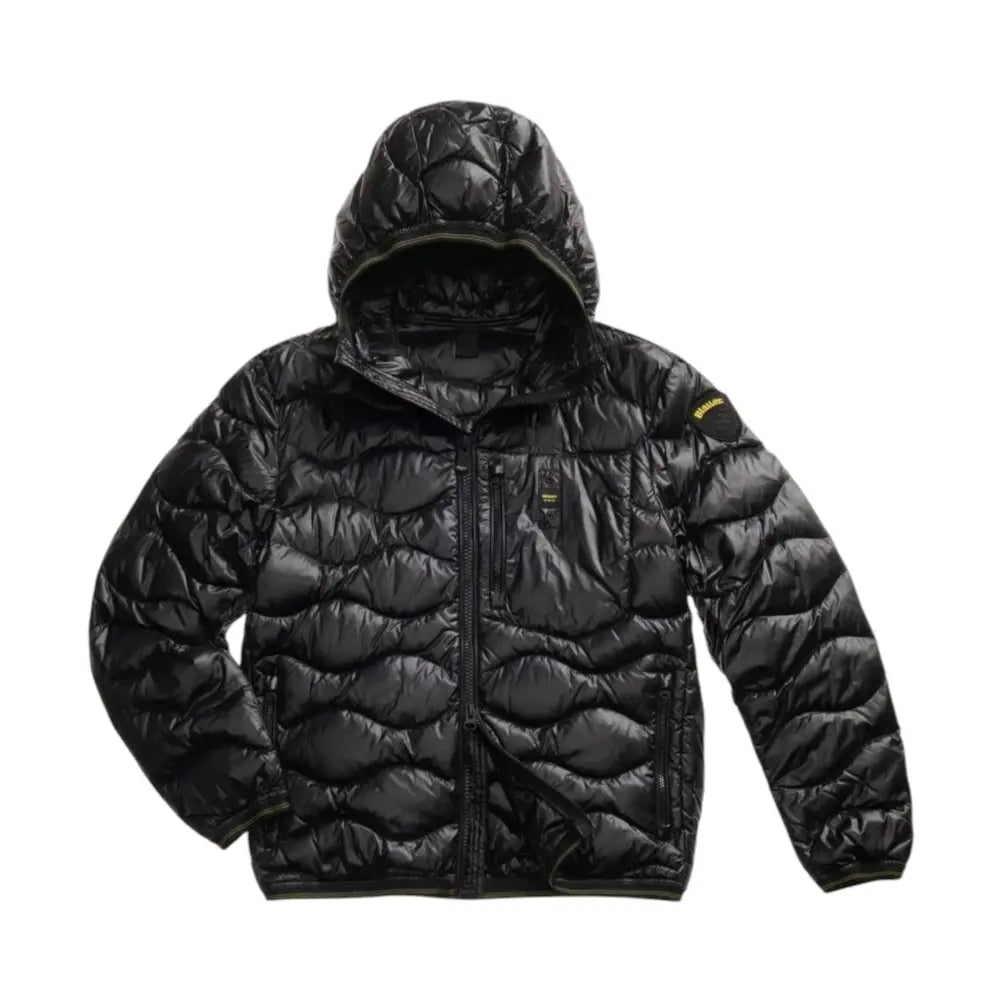 Piumino ad onde wave Uomo Blauer Blauer